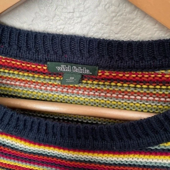 Wild Fable Striped Long-Sleeve Oversize Sweater - Picture 8 of 9